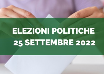 ELEZIONI POLITICHE 25 SETTEMBRE 2022 - Esercizio dell'opzione di voto in Italia per gli elettori residenti all'estero